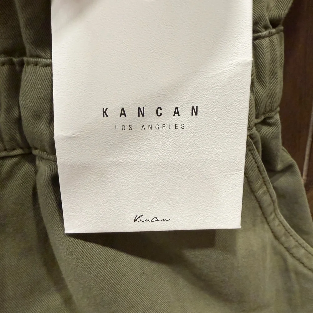 KanCan Olive Green Utility‎ Romper